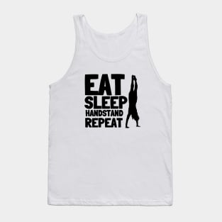 Eat Sleep Handstand Repeat Calisthenics Tank Top